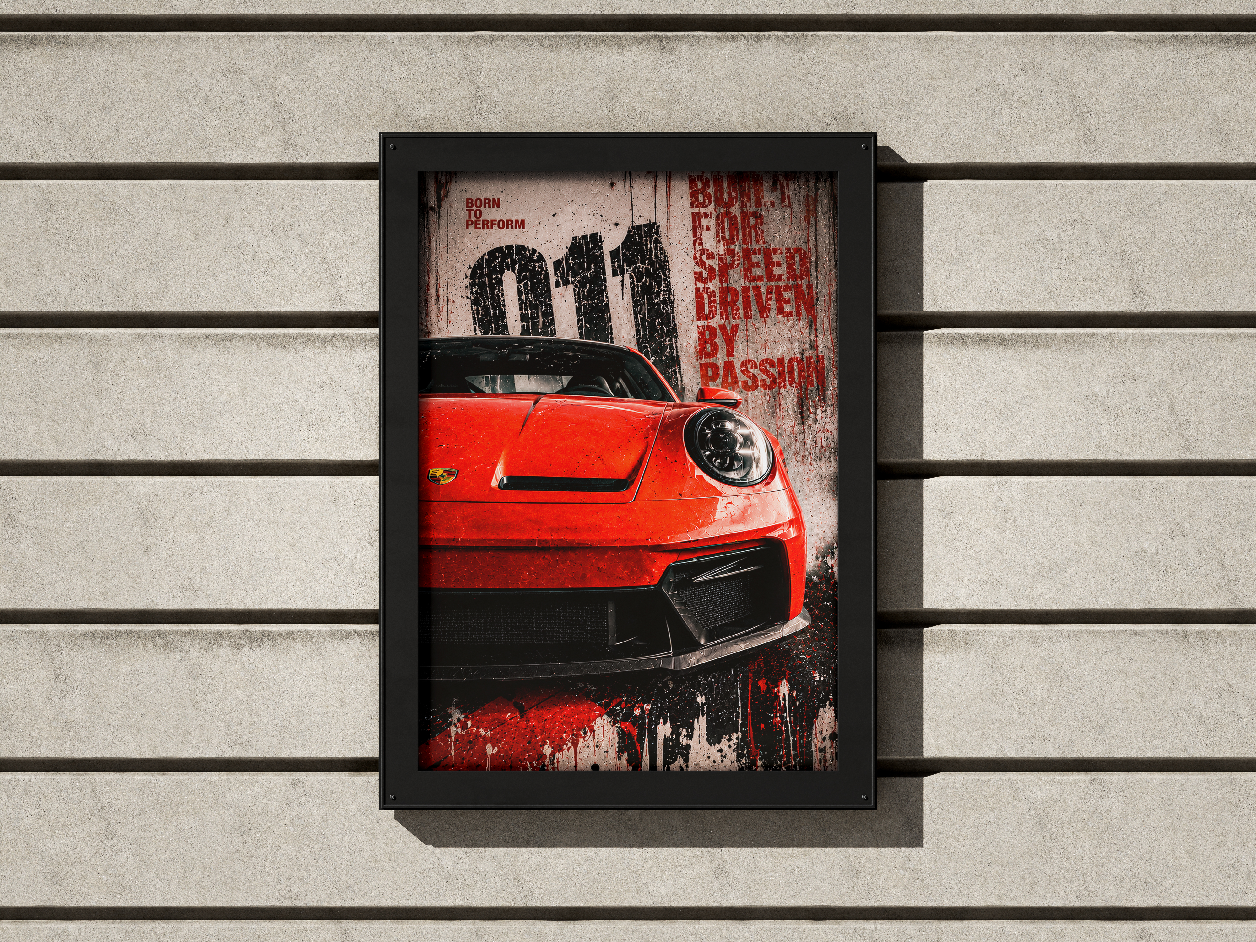Porsche Billboard Mockup